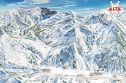 Alta ski map